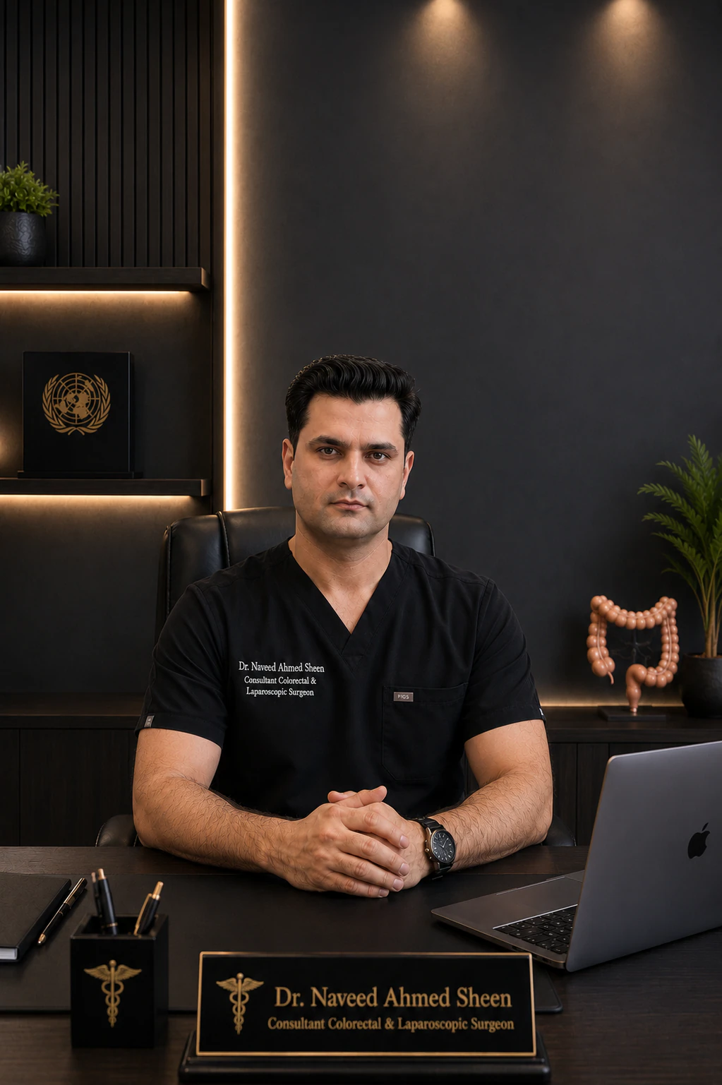 Dr. Naveed Ahmed Sheen, Consultant Colorectal and Laparoscopic Surgeon