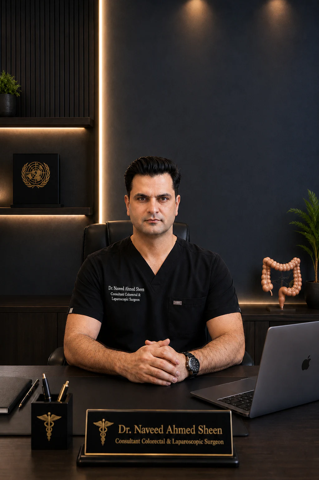 Professional portrait of Dr. Naveed Ahmed Sheen